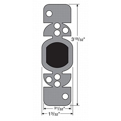 KWIKSET 81640 KWIK PLASTIC STRIKE BOX