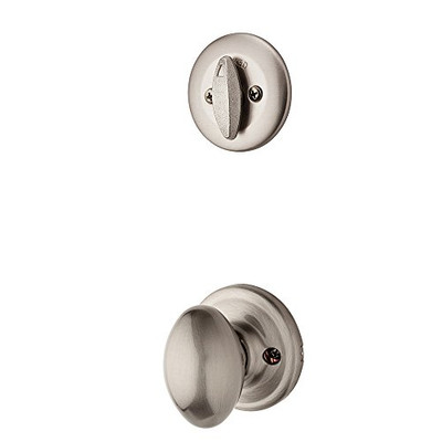KWIKSET 604AO-15  Aliso Interior Single Cylinder Handleset Trim Satin Nickel Finish