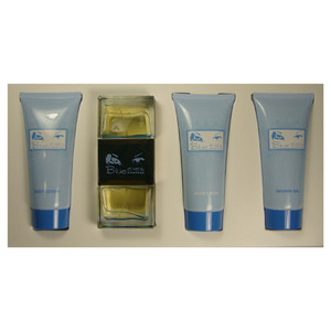 BLUE EYES GSWRAMPAGEBLUE4PC by Rampage for Women 4 Piece Set 3.0 oz Eau De Toilette EDT Spray + 0.2 oz Eau De Toilette EDT Spray + 6.8 oz Body Lotion + 6.8 oz Shower Gel