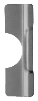 Don-Jo BLP107630 BLP-107 12 Gauge Stainless Steel Latch Protector, Satin Stainless Steel Finish, 3-1/4" Width x 7" Height, For Key-In-Lever Locks (Pack of 10)
