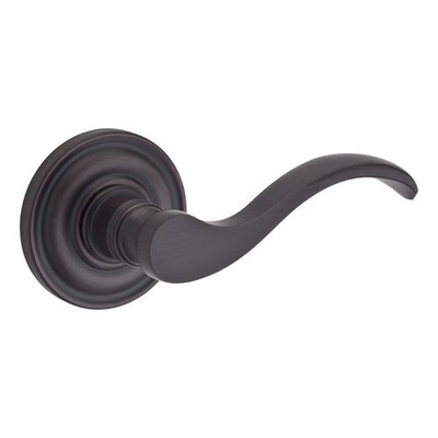 Baldwin PSCURTRR112 PS.CUR.TRR Curve Passage Leverset with Traditional Round Rose, Venetian Bronze