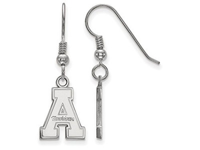 LogoArt SS006APS Appalachian State Small (1/2 Inch) Dangle Earrings (Sterling Sliver)