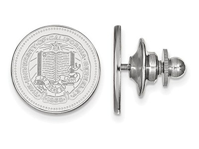 LogoArt SS040UCB Sterling Silver LogoArt University of California Berkeley Crest Lapel Pin