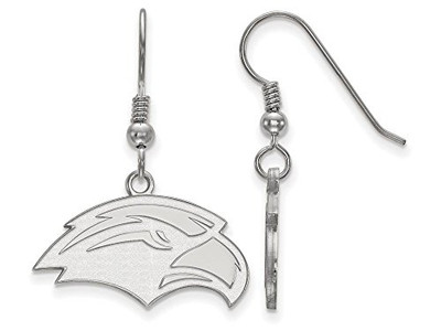 LogoArt SS005USM Sterling Silver LogoArt University of Southern Miss Small Dangle Earrings