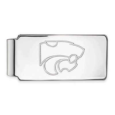 LogoArt SS025KSU Sterling Silver LogoArt Kansas State University Money Clip