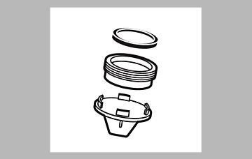 Delta RP51287 Lahara Stream Straightener Kit - Roman Tub 144770