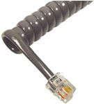 CABLESYS GCHA444006FDG GCHA444006-FDG/ 6' Med Gray Handset Cord.