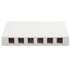 ICC IC107SB6WH SURFACE6WH - 6Pt Surface Box - White.