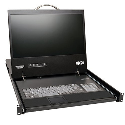 Tripp Lite B070-016-19-IP 16-Port Cat5 1U Rack-Mount 1+1 User Console KVM Switch with 19-in. LCD and IP Remote Access ().