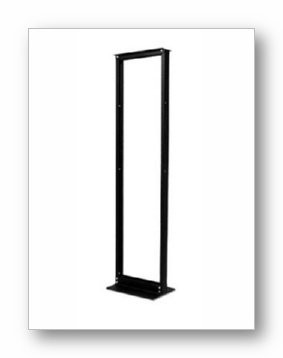 Schneider Electric IT USA, Inc AR201 Netshelter 2post Open Rack Black Finish.