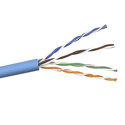 Belkin A7J304-1000-BLU - Bulk cable - 1000 ft - UTP - ( CAT 5e ) - stranded - blue 1000FT BOX CBL CAT5 UTP 4PAIR STRANDED BLUE Manufacturer.