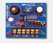 Altronix SMP3 Power Supply/Charger Board with Single Output, 6/12/24 VDC, 2.5 Amps (Pack of 1).