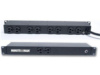 Minuteman OES1020HV PDU SURGE 20A 10-OUTLET HRZ.