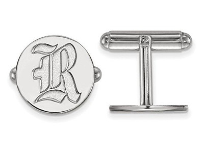 LogoArt SS009WMR Sterling Silver LogoArt Rice University Cuff Links