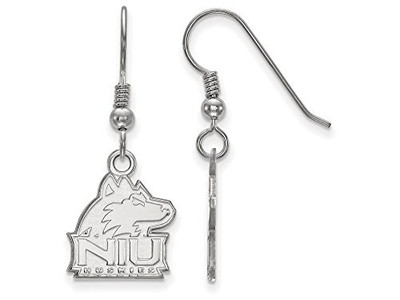 LogoArt SS006NIU Sterling Silver LogoArt Northern Illinois University Small Dangle Earrings