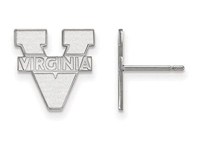 LogoArt SS009UVA Sterling Silver LogoArt University of Virginia Small Post Earrings