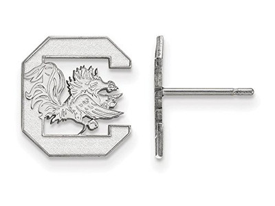 LogoArt SS009USO Sterling Silver LogoArt University of South Carolina Small Post Earrings