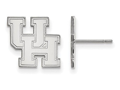 LogoArt SS008UHO Sterling Silver LogoArt University of Houston Small Post Earrings