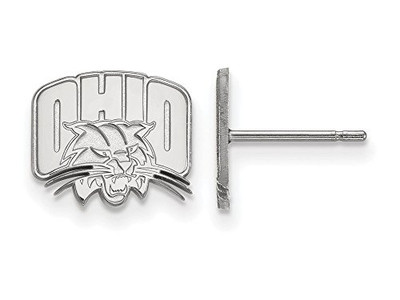 LogoArt SS007OU Ohio Extra Small (3/8 Inch) Post Earrings (Sterling Sliver)