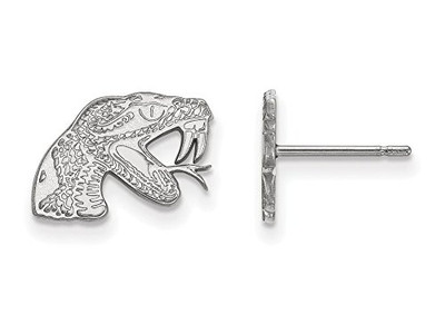 LogoArt SS007FAM Sterling Silver LogoArt Florida A&M University XS Post Earrings