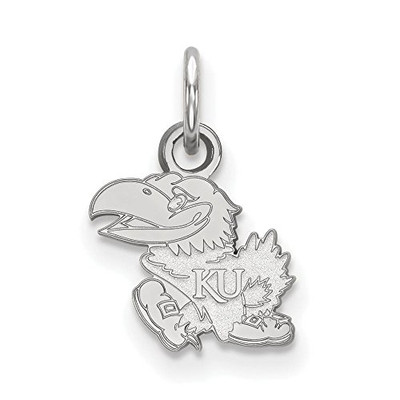 LogoArt SS001UKS Sterling Silver LogoArt University of Kansas XS Pendant