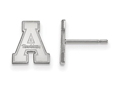 LogoArt SS007APS Appalachian State Extra Small (3/8 Inch) Post Earrings (Sterling Sliver)