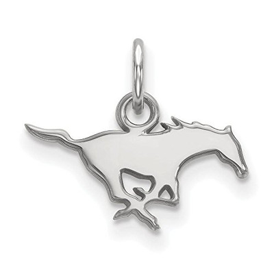 LogoArt SS001SMU Sterling Silver LogoArt Southern Methodist University XS Pendant