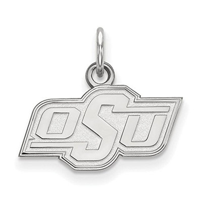 LogoArt SS001OKS Sterling Silver LogoArt Oklahoma State University XS Pendant