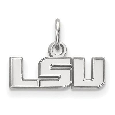 LogoArt SS001LSU Sterling Silver LogoArt Louisiana State University XS Pendant
