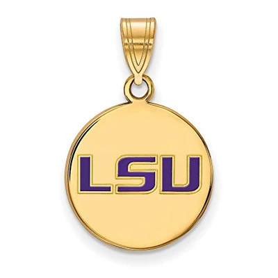 LogoArt GP034LSU Sterling Silver w/GP LogoArt Louisiana State U Me