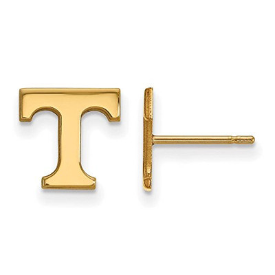 LogoArt GP008UTN Tennessee Extra Small (3/8 Inch) Post Earrings (Gold Plated).