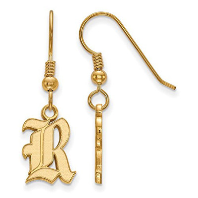 LogoArt GP003WMR Rice Small (1/2 Inch) Dangle Earrings (Gold Plated).