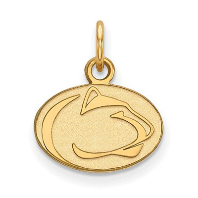 LogoArt GP003PSU Sterling Silver w/GP Penn State University XS Pendant.
