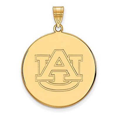 LogoArt GP080AU Sterling Silver w/GP LogoArt Auburn University XL