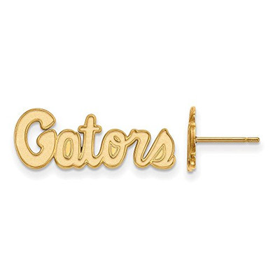 LogoArt GP082UFL Florida Extra Small (3/8 Inch) Post Earrings (Gold Plated)