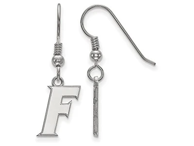 LogoArt SS064UFL Florida Small (1/2 Inch) Dangle Earrings Wire (Sterling Silver).