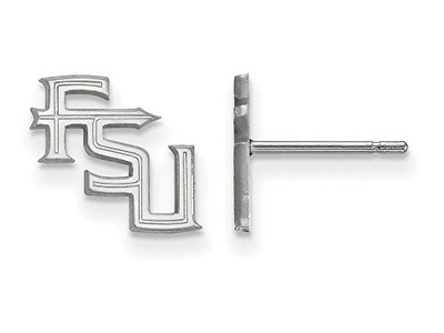 LogoArt SS064FSU Florida State Extra Small (3/8 Inch) Post Earrings (Sterling Silver).