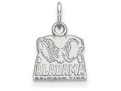 LogoArt SS060UAL NCAA Alabama Crimson Tide 3/8 XS Elephant Pendant, One Size.