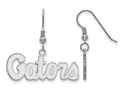 LogoArt SS048UFL Sterling Silver LogoArt University of Florida Small Dangle Earrings