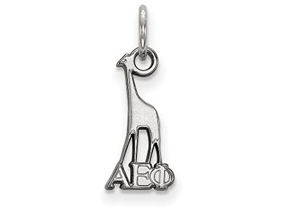 Sororities SS034AEP Sterling Silver LogoArt Alpha Epsilon Phi XS Pendant