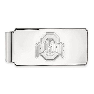 LogoArt SS025OSU Sterling Silver LogoArt Ohio State University Money Clip