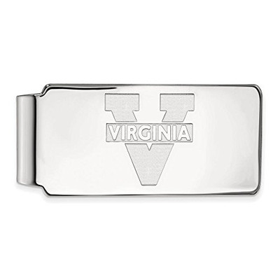 LogoArt SS025UVA Sterling Silver LogoArt University of Virginia Money Clip