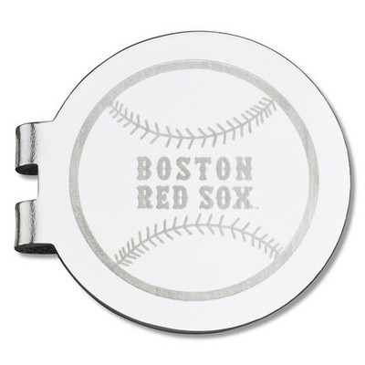 Logo Art RSO095-MC MLB Boston Red Sox Laser Etched Silver Plated Money Clip