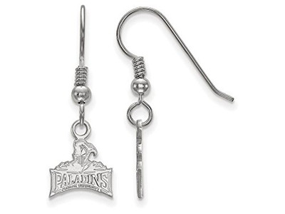 LogoArt SS019FUU Sterling Silver Furman University Xs Dangle Earrings Wire.