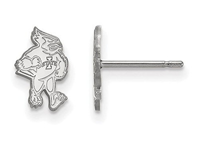 LogoArt SS021IAS Iowa State Extra Small (3/8 Inch) Post Earrings (Sterling Silver).