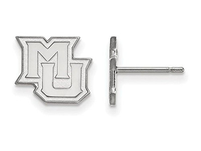 LogoArt SS018MAR Marquette Extra Small (3/8 Inch) Post Earrings (Sterling Sliver).