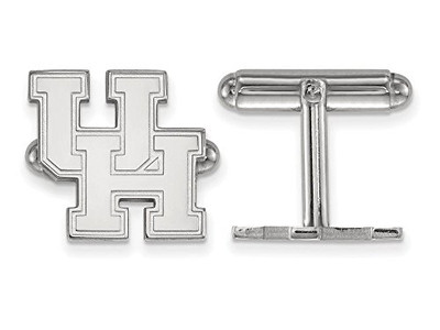 LogoArt SS010UHO Sterling Silver LogoArt University of Houston Cuff Link