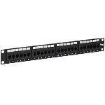 ICC ICMPP24CP6 Patch Panel,CAT 6, Feed-Thru 24-P,1Rms.