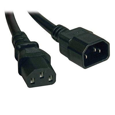 Tripp Lite P005-002 Heavy-Duty Power Extension Cord 15A, 14AWG (IEC-320-C14 to IEC-320-C13) 2-ft.().