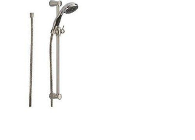 Delta 57014-SS  Brilliance Stainless Hand Shower Package with Touch Clean Technology.